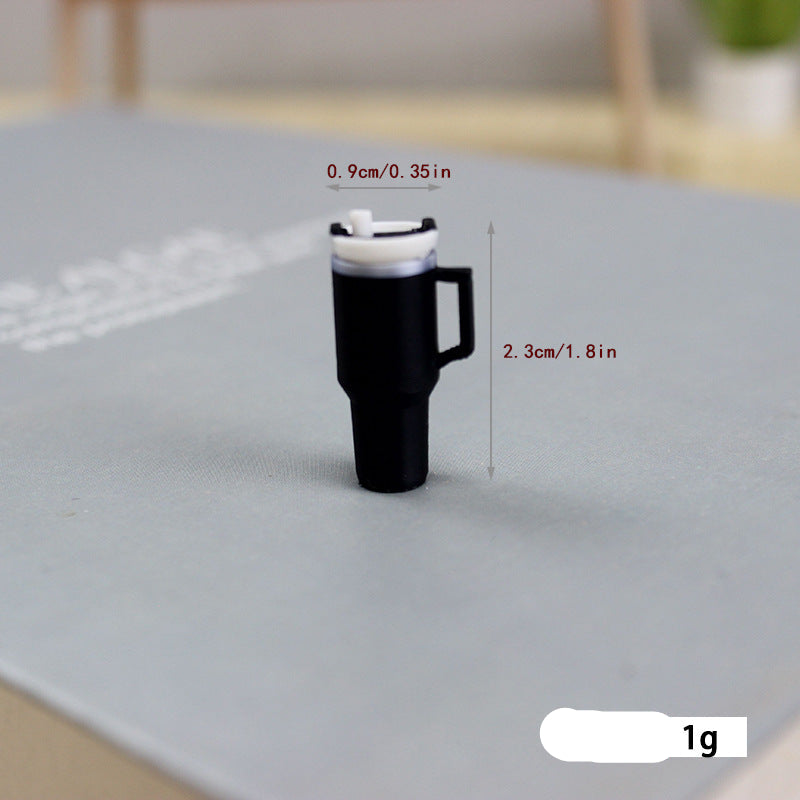 Wholesale Dollhouse  miniature scene ornaments straw cup